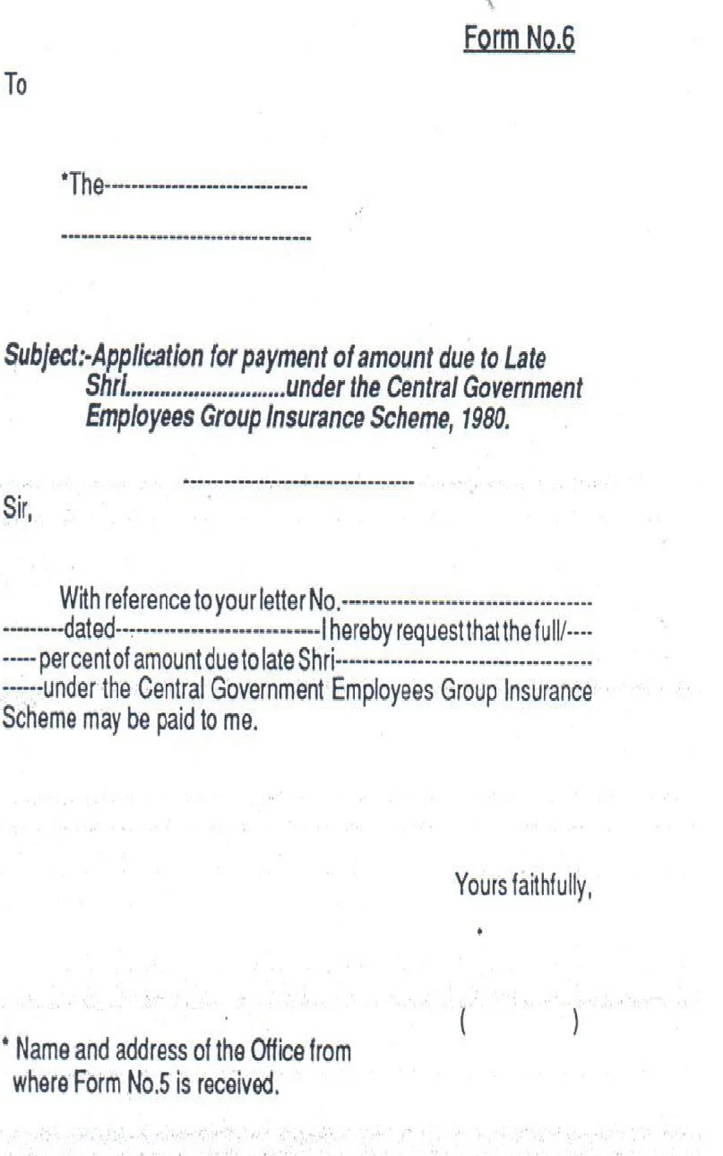 Central Government Employees Group Insurance Scheme, 1980 Updating of