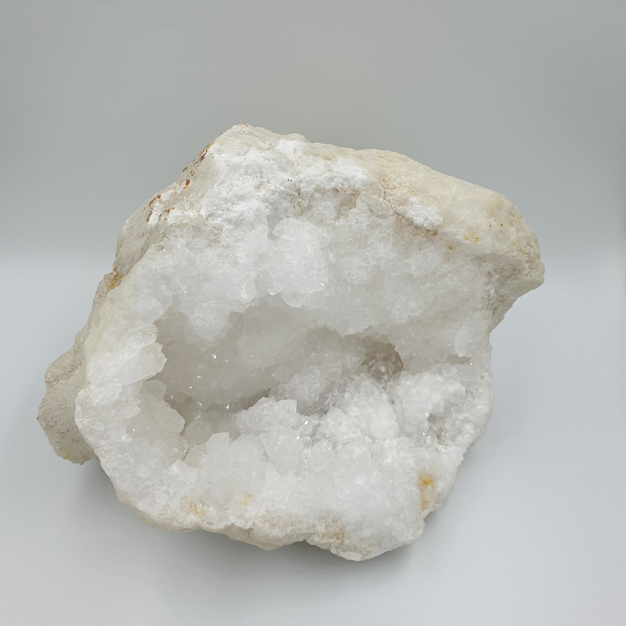 Géode Quartz Cristal de Roche Double Cavité Maroc