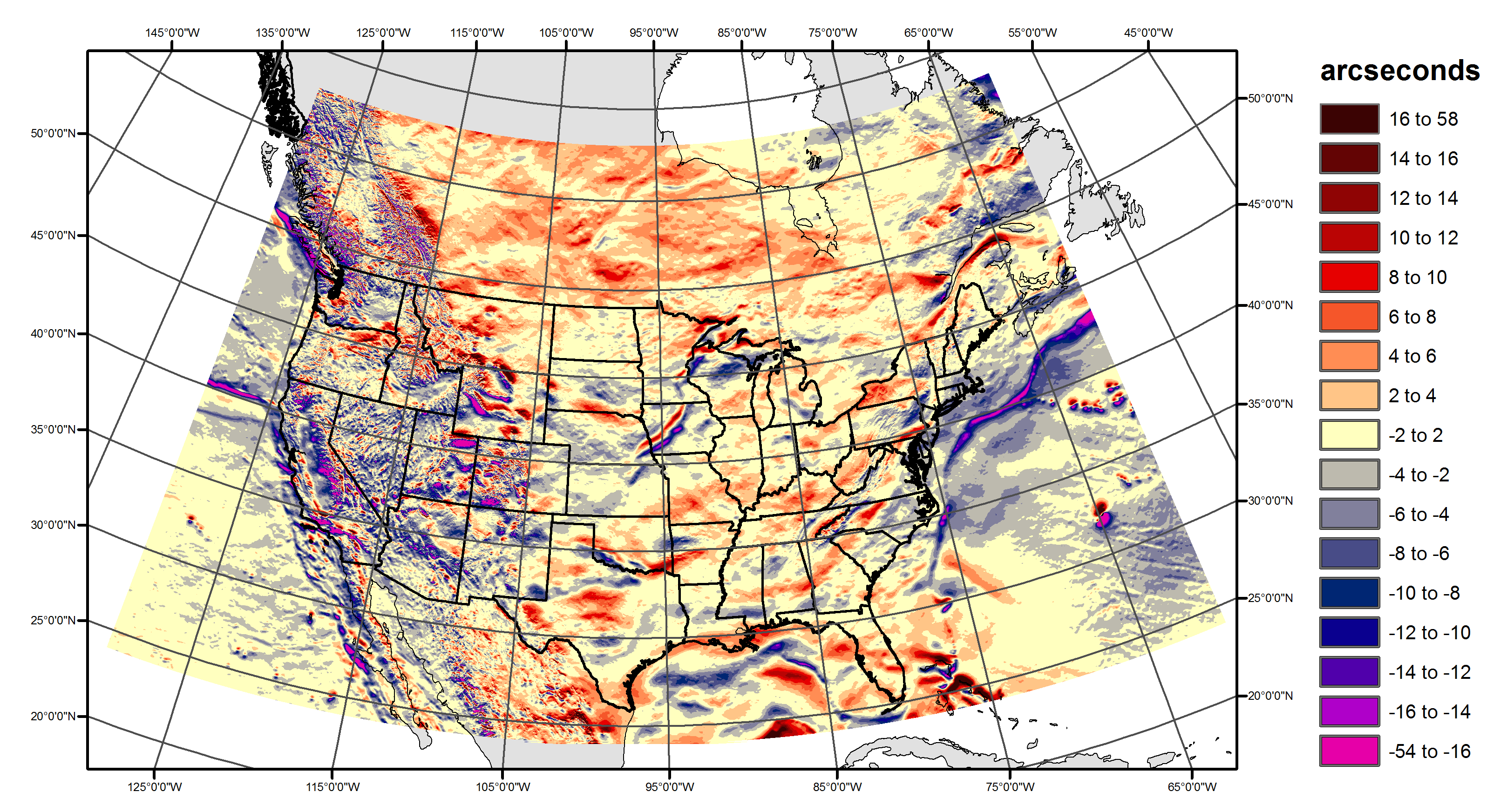 National Geodetic Survey DEFLEC18