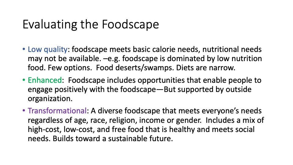 Elaborating Food Ladders GeoFoodie