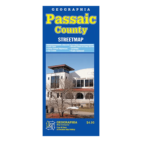 Passaic County (NJ) Street Map Geographia Maps
