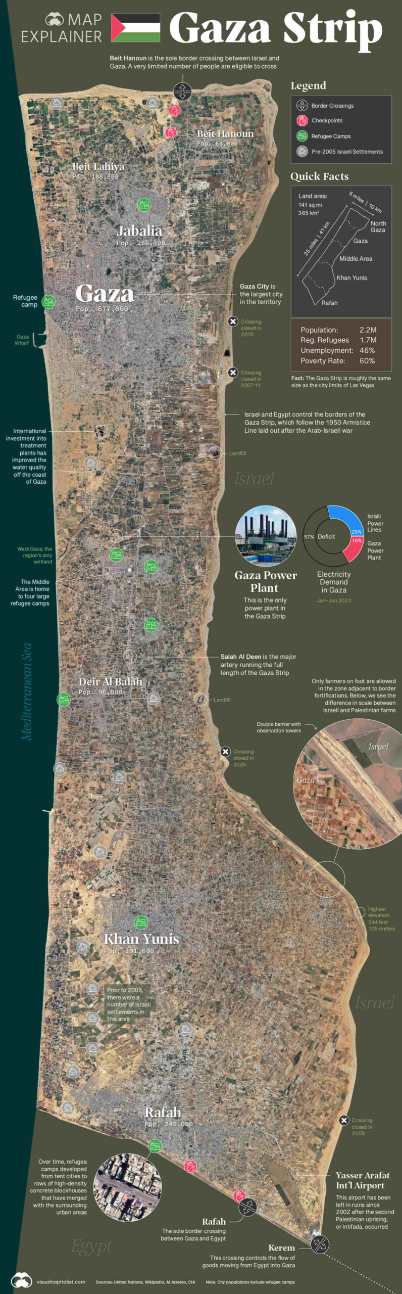 Geo Explainer The Gaza Strip Geographical