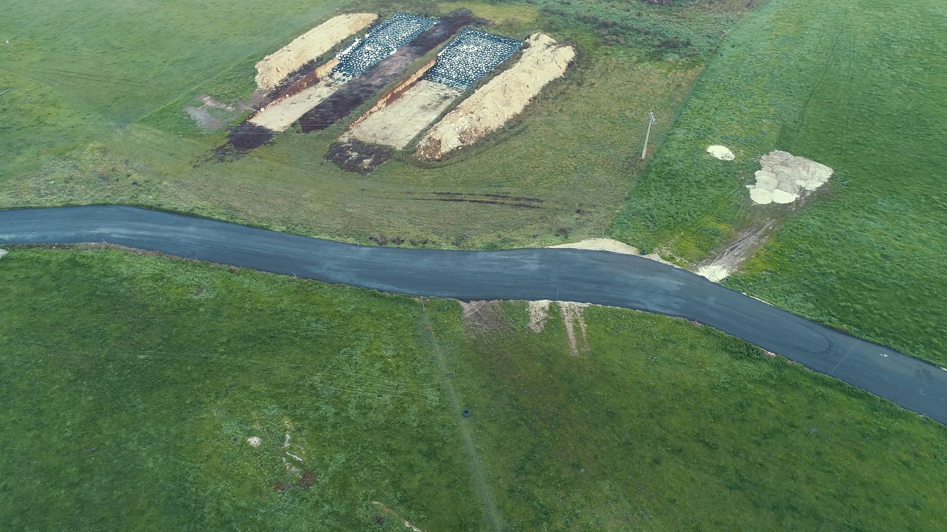 Rural Dairy Lane GEOHEX Erosion Control System