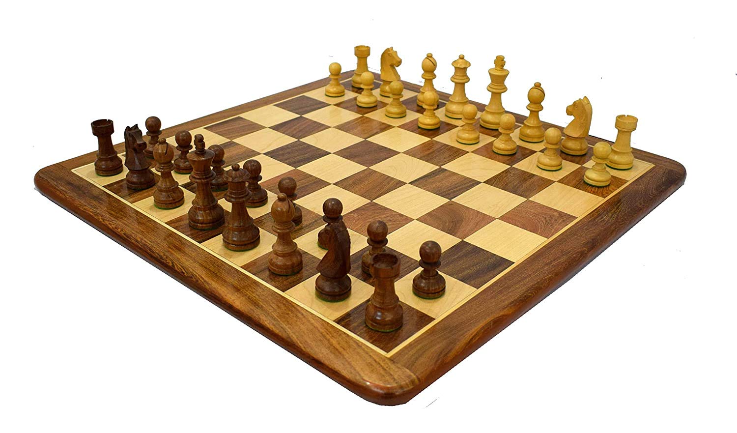 Wooden Chess Board (21″x 21″Inch, Brown Colour) GeoKraft World