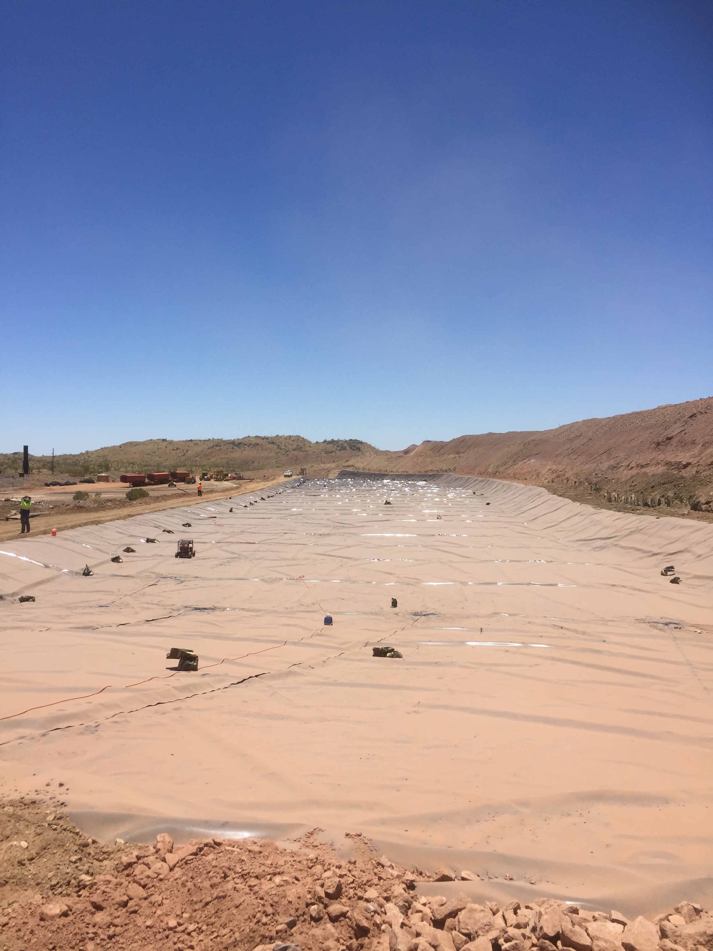 Heap Leach Pad Liner Installation – Malaco Leichhardt Mine – Kajabbi, QLD