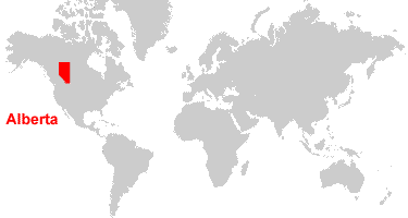 A Map Of Alberta Canada Alberta Map & Satellite Image | Roads, Lakes, Rivers, Cities