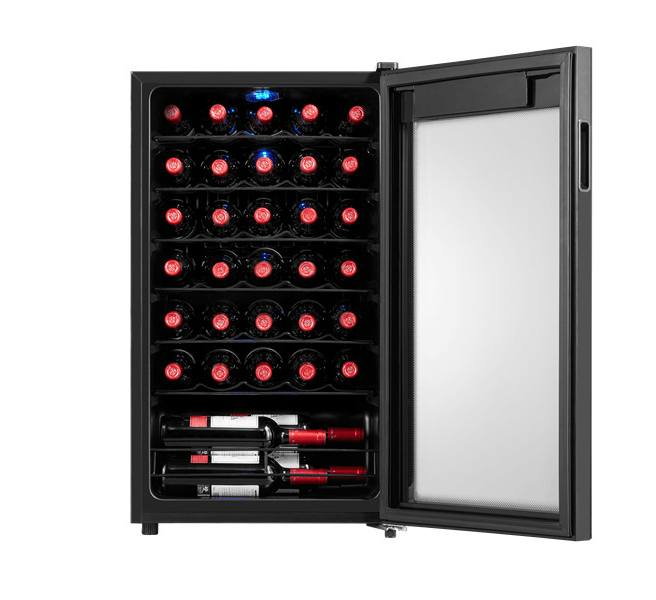 MIDEA MDRW150FGG22 Wine cooler, 34 bottles Geomar Electronics Shop