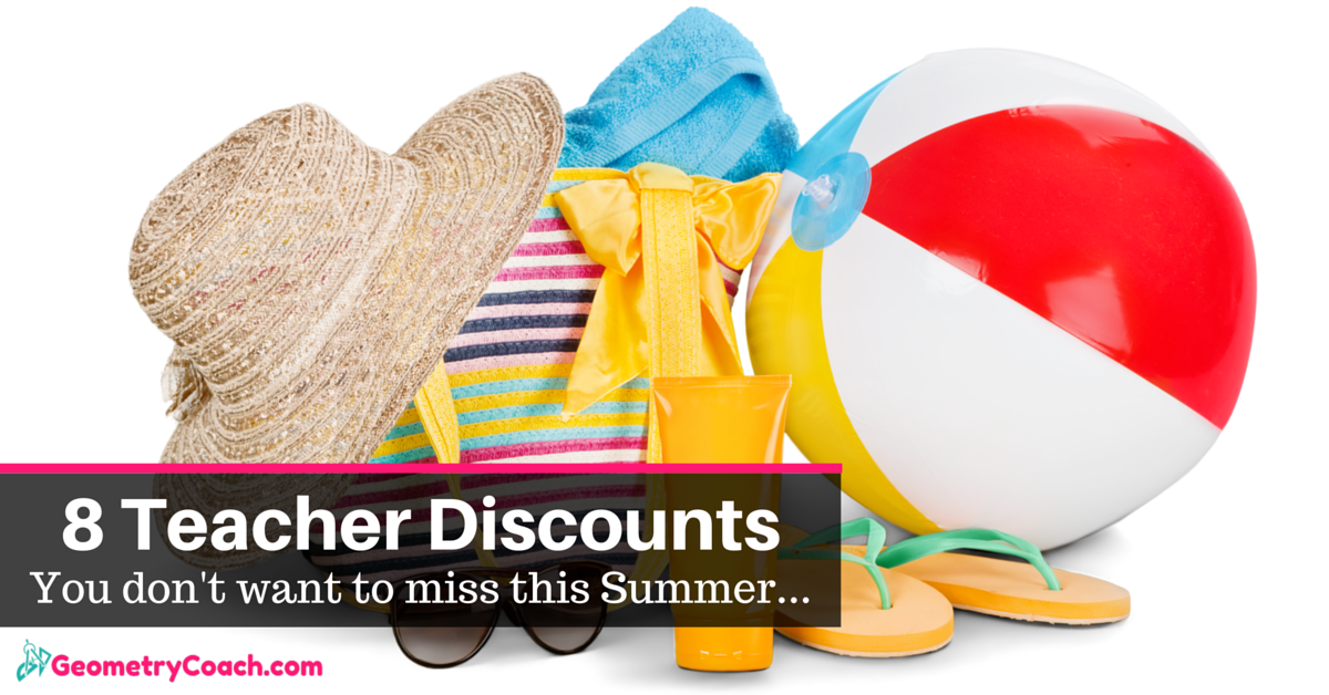 8 Teacher Discounts you don't want to miss this summer