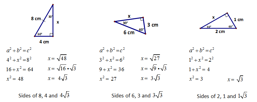 How To Solve A 30 60 90 Triangle With Only The Hypotenuse