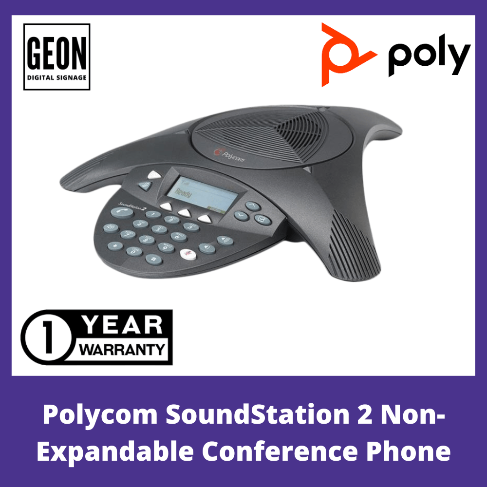 Polycom SoundStation 2 Non-Expandable with Display Conference Phone