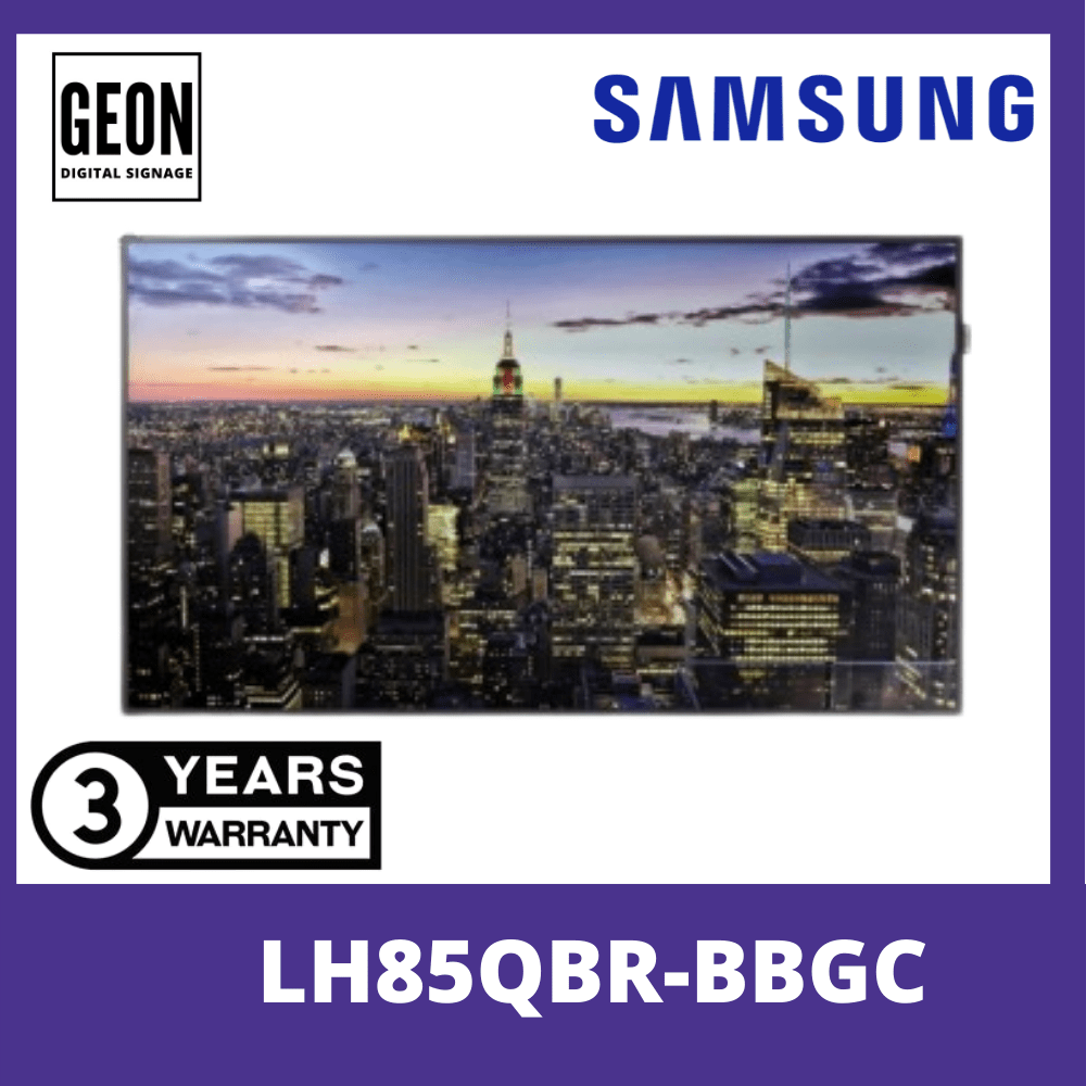 Samsung 85″ LH85QBR-BBGC QB85R QBR Series Smart Digital Signage - Geon Asia