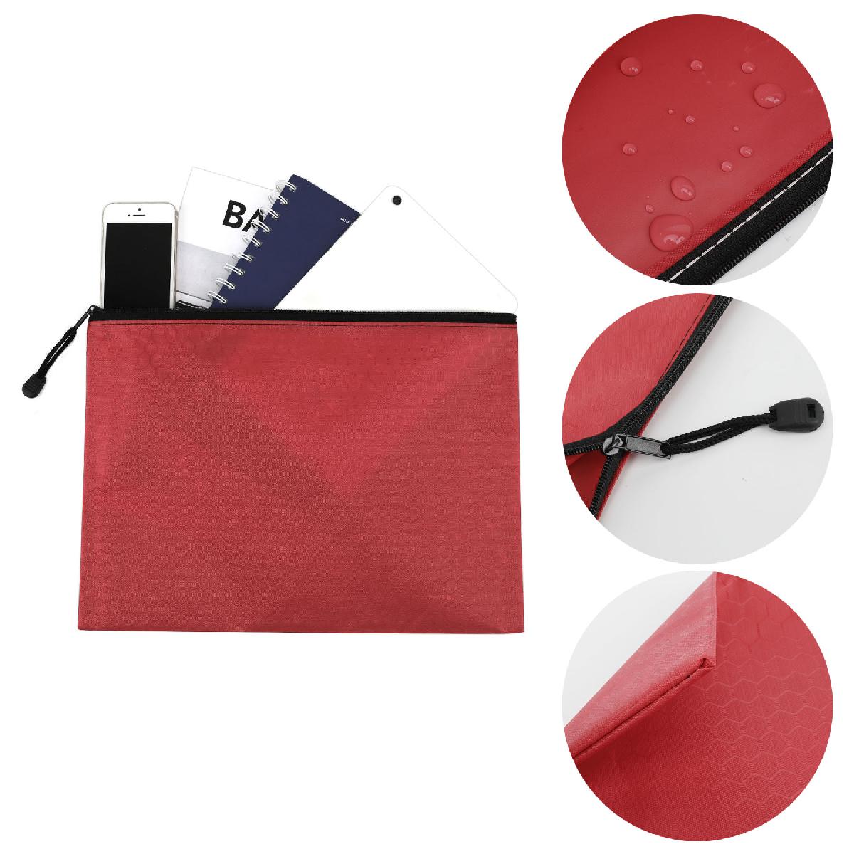 A4 Size Document Holder Zipper Organizer Pouch Geo Promos