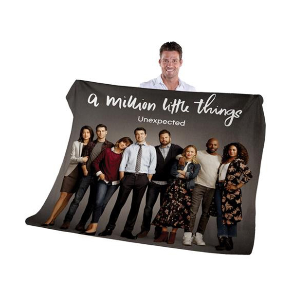 50″ x 60″ Sublimated Fleece Blanket Geo Promos