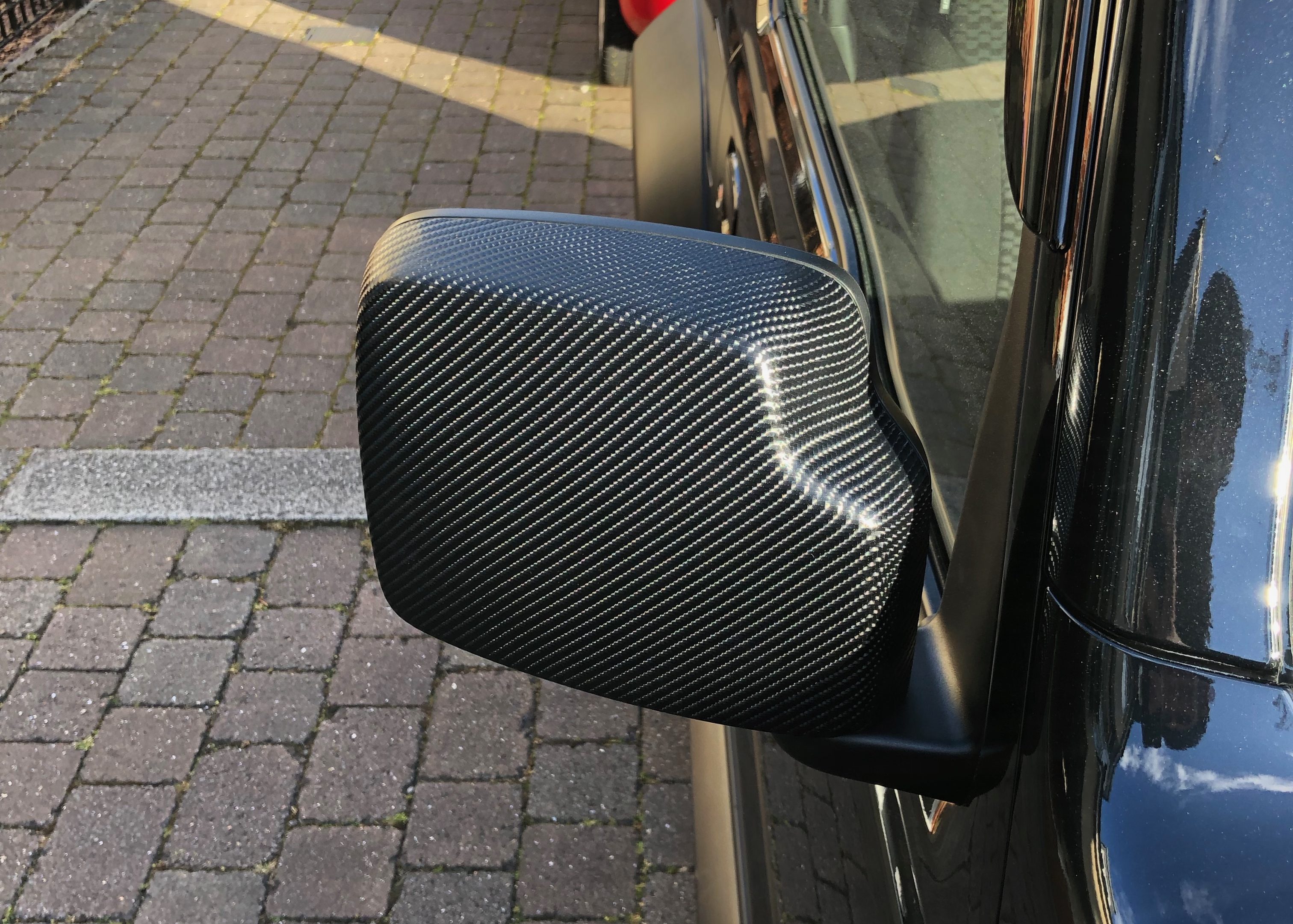 Carbon Wrap Jimny Wing Mirrors Geordie Jimny