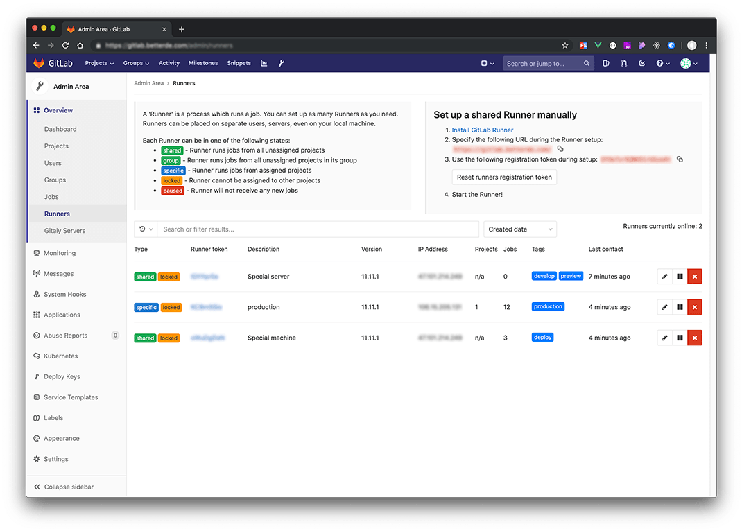 DevOps 之注册 Gitlab Runner Blog