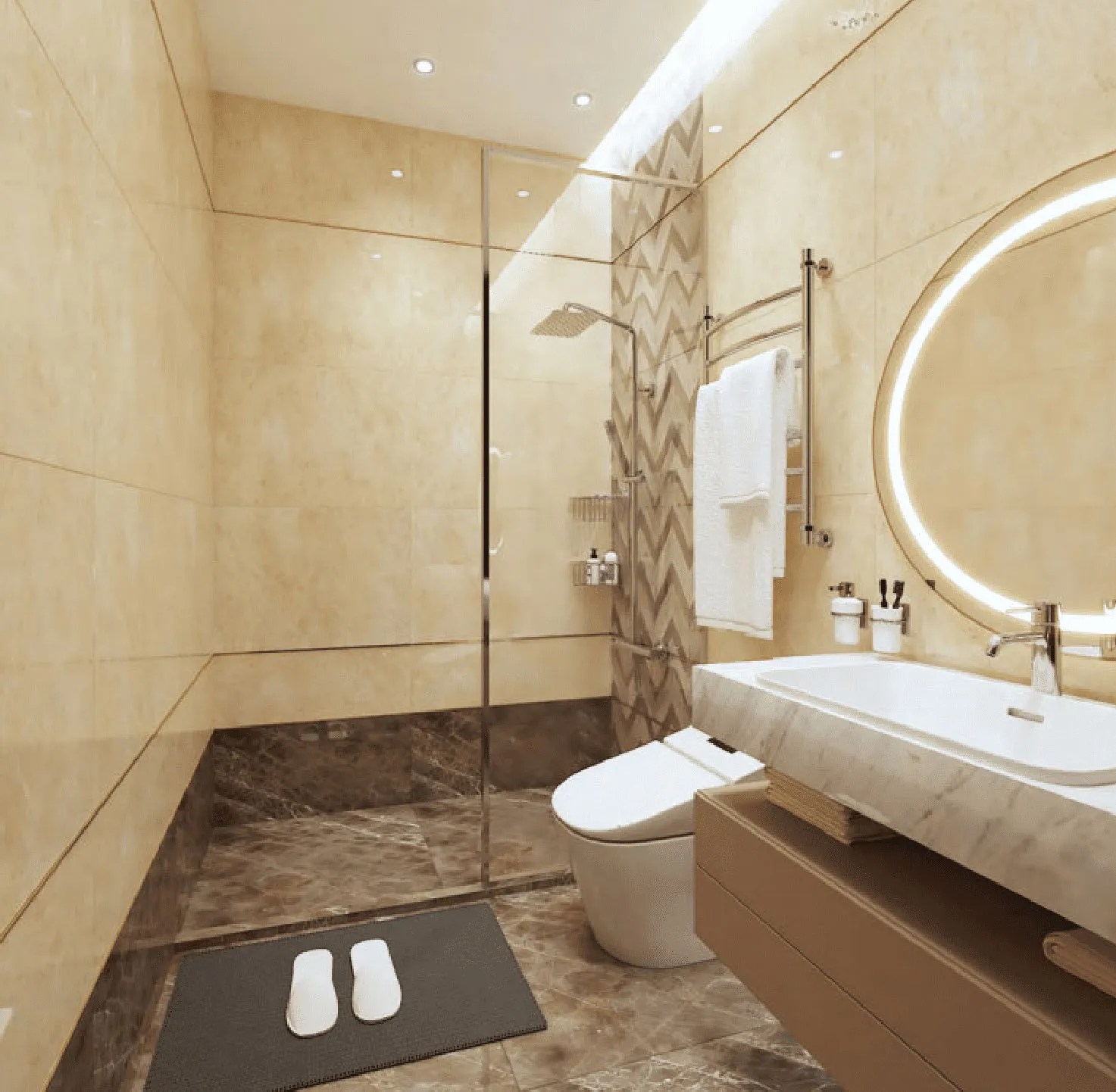 Saudi Arabia Villa Bathroom