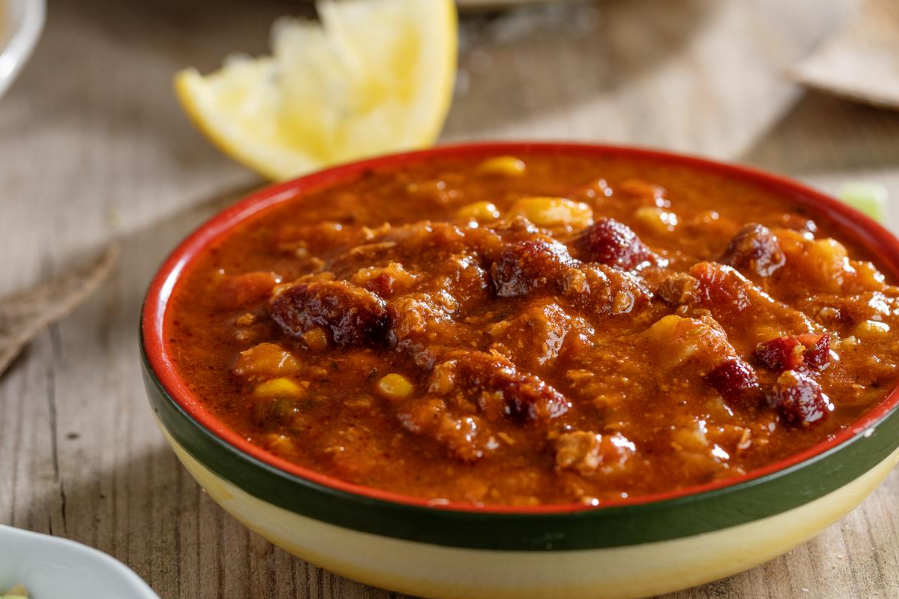 Hearty Ground Chicken Chili Bread Basket