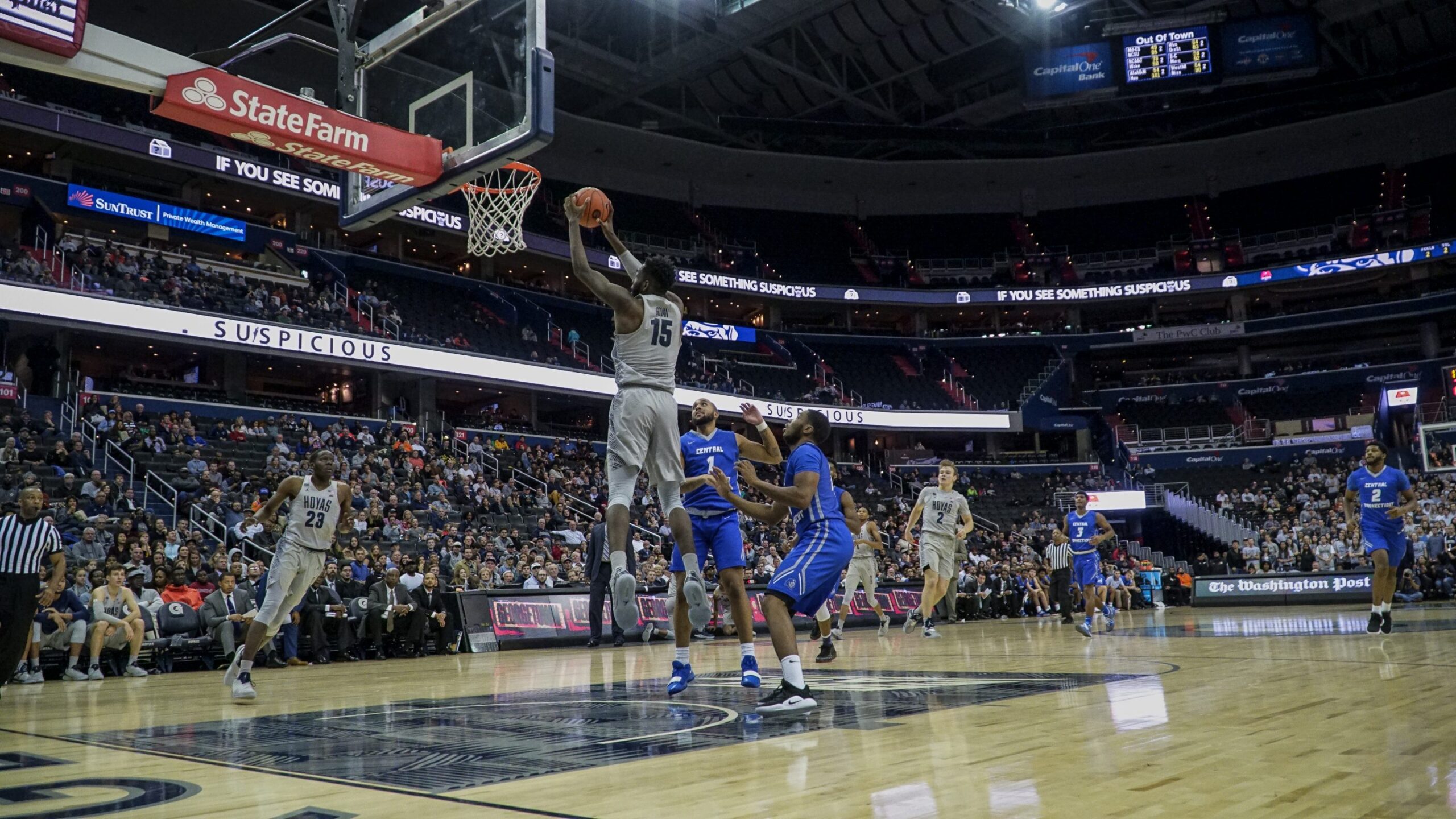 Men's basketball improves to 20 after a win over Central Connecticut