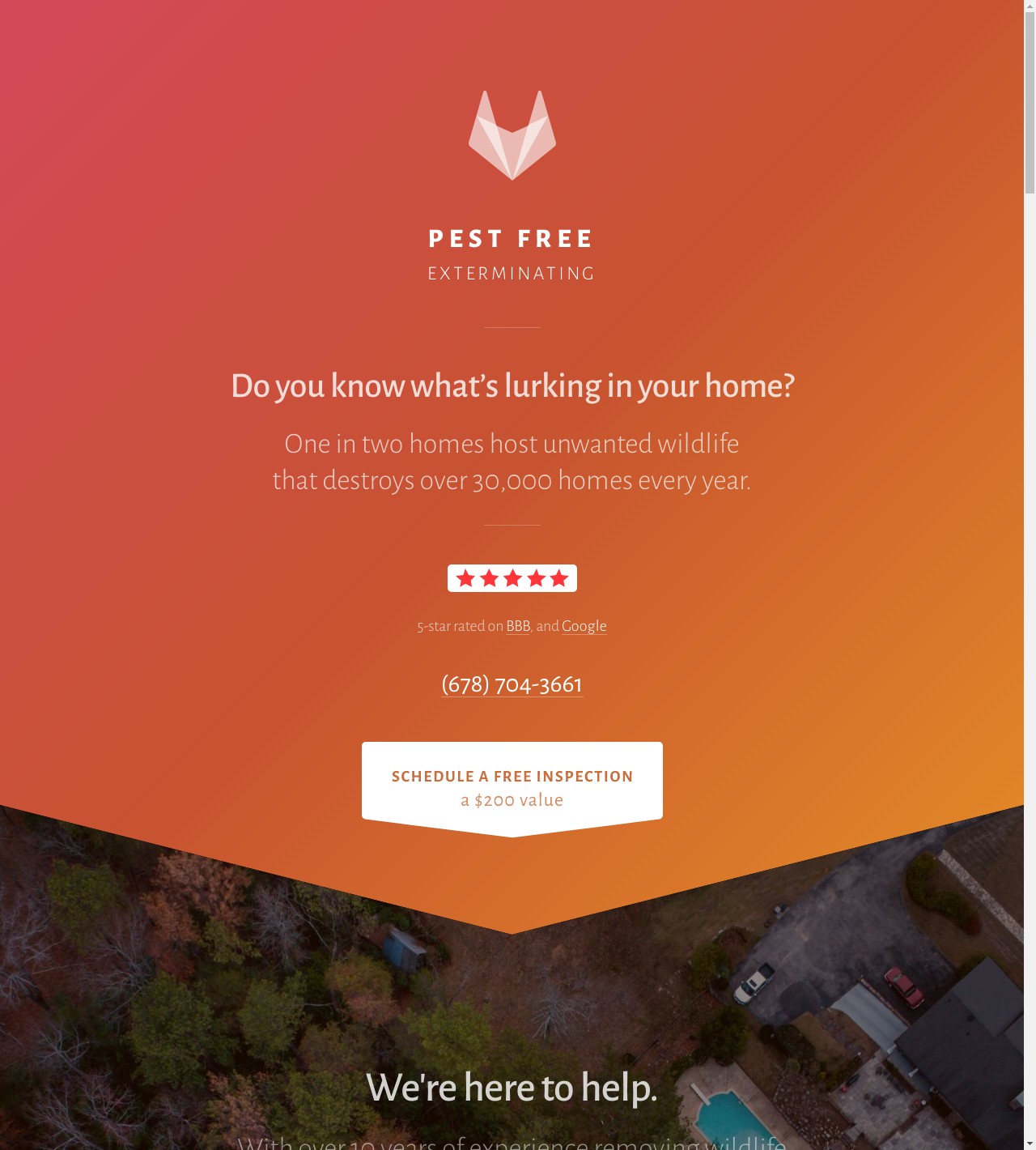 Pest Free Exterminating, Sandy Springs GA