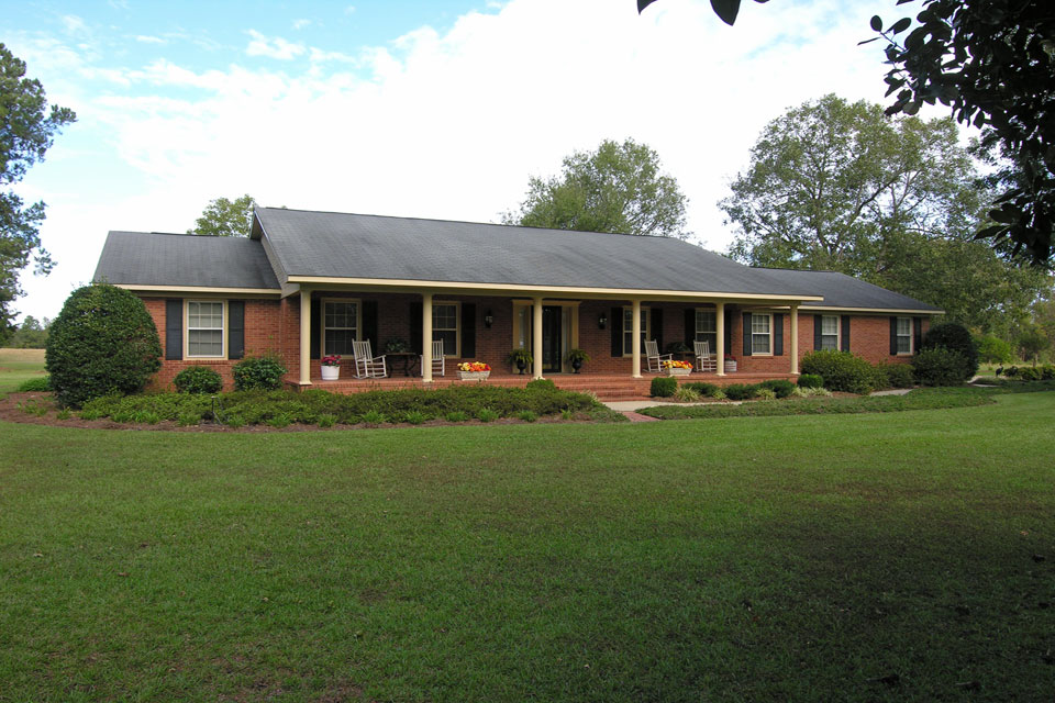 112 acres with home; open fields & wooded North Burke County,