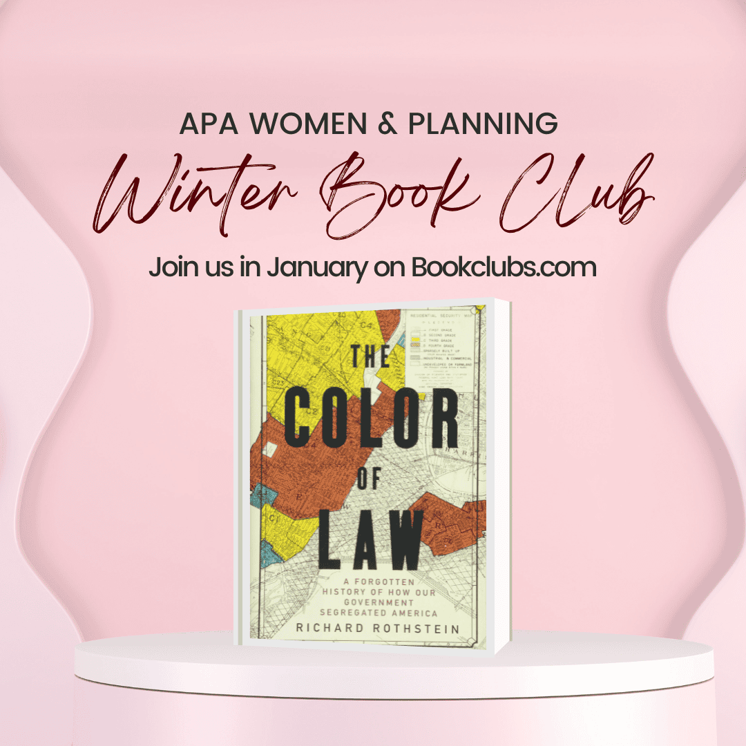 APA Women & Planning Division Book Club & Monthly Coffee Break