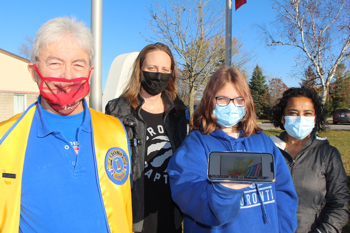 Pefferlaw Lions poster contest inspires kids to think about peace