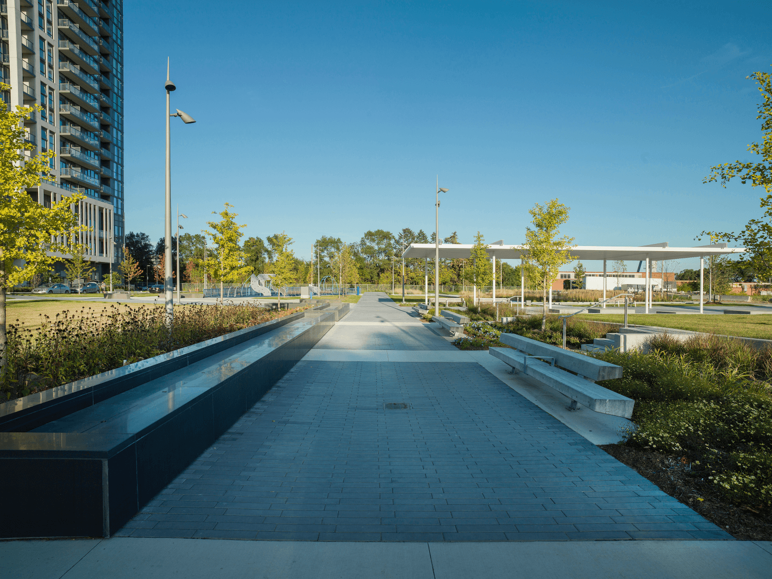 IQ Park Etobicoke Commercial landscaping