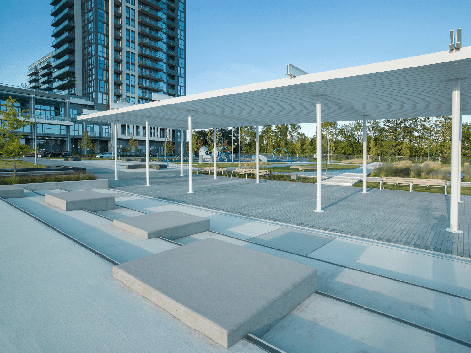 IQ Park Etobicoke Commercial landscaping