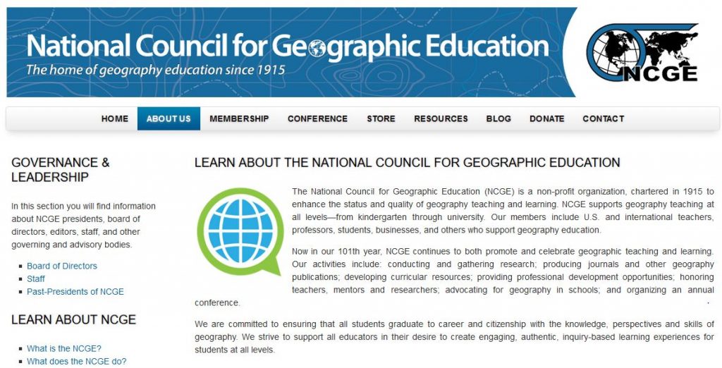 Journal of Geography article earns National Council for Geographic