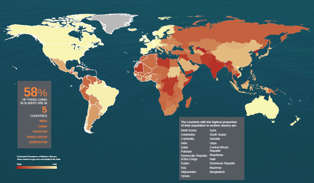 Ablilition Of Slavery World Map Slavery is still a reality; maps show how real it is