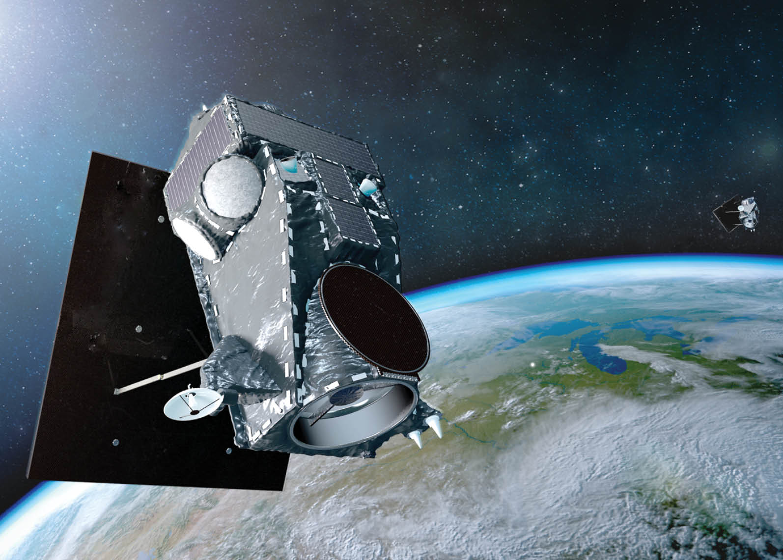 Highly advanced satellite systems provide information to prevent conflicts