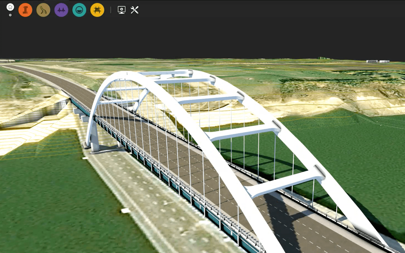 InfraWorks New enhancements for bridge design, ArcGIS data integration