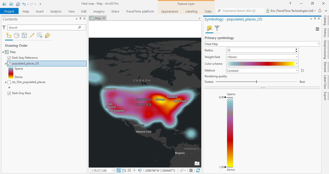 Tutorial Creating a Heat Map in ArcGIS Pro Geospatial Training Services