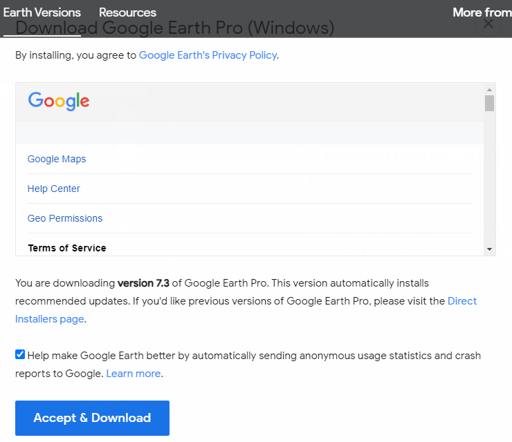 CARA MELIHAT DAN DONWLOAD HISTORICAL IMAGERY GOOGLE EARTH Geotesa