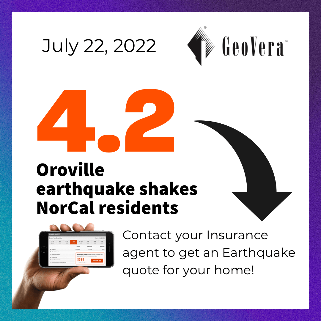 4.2 Magnitude Oroville Earthquake Shakes Northern California GeoVera