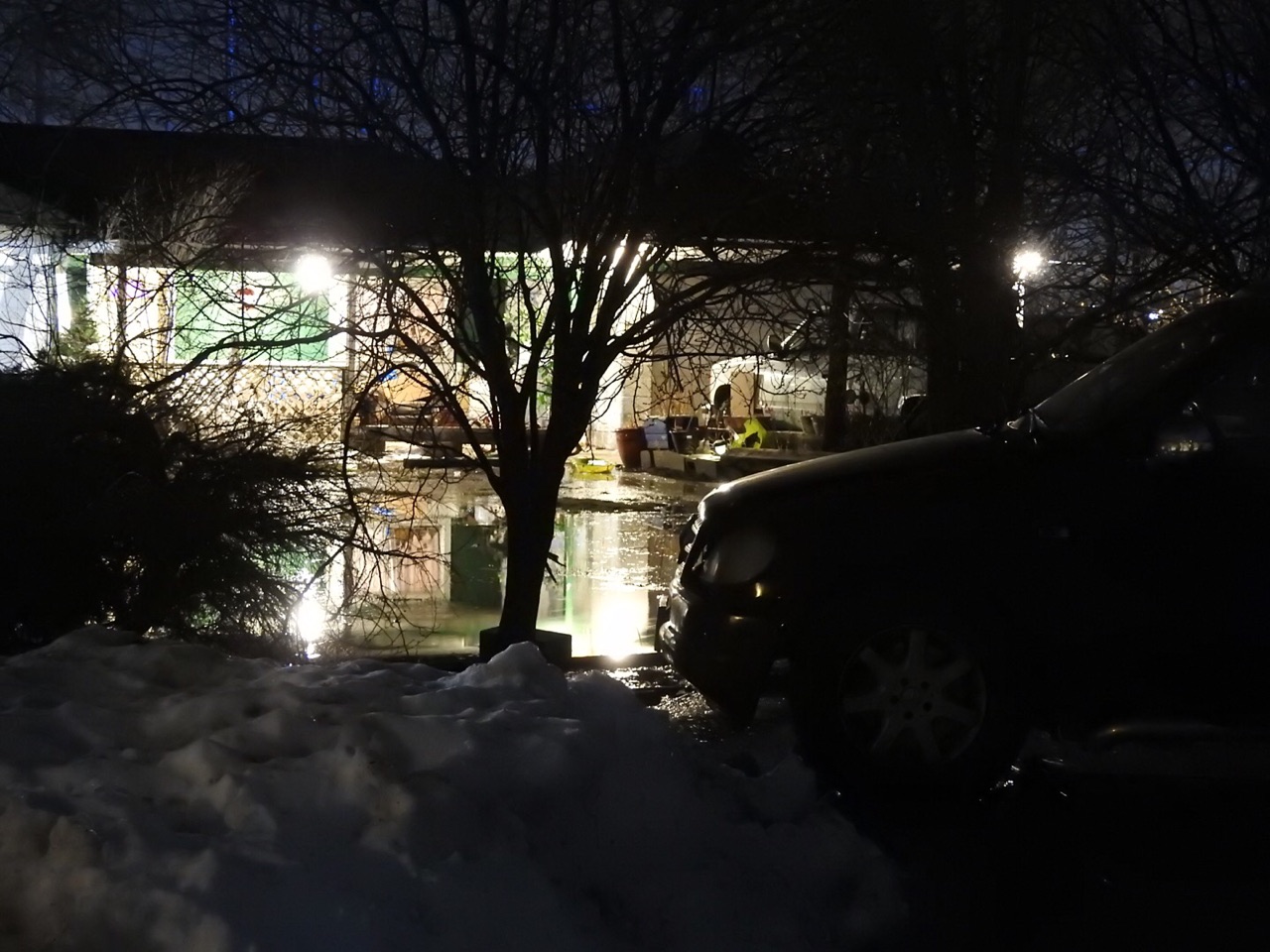 Broken water main under damaged hydrant floods home in West Valley City