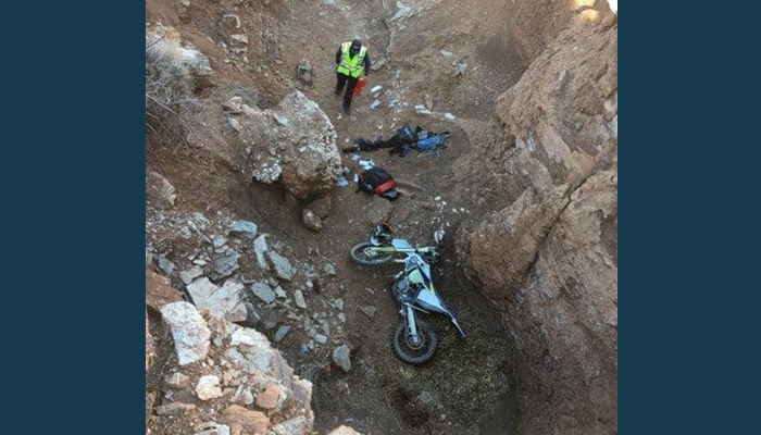 Washington County search and rescue assists motorcycle rider after