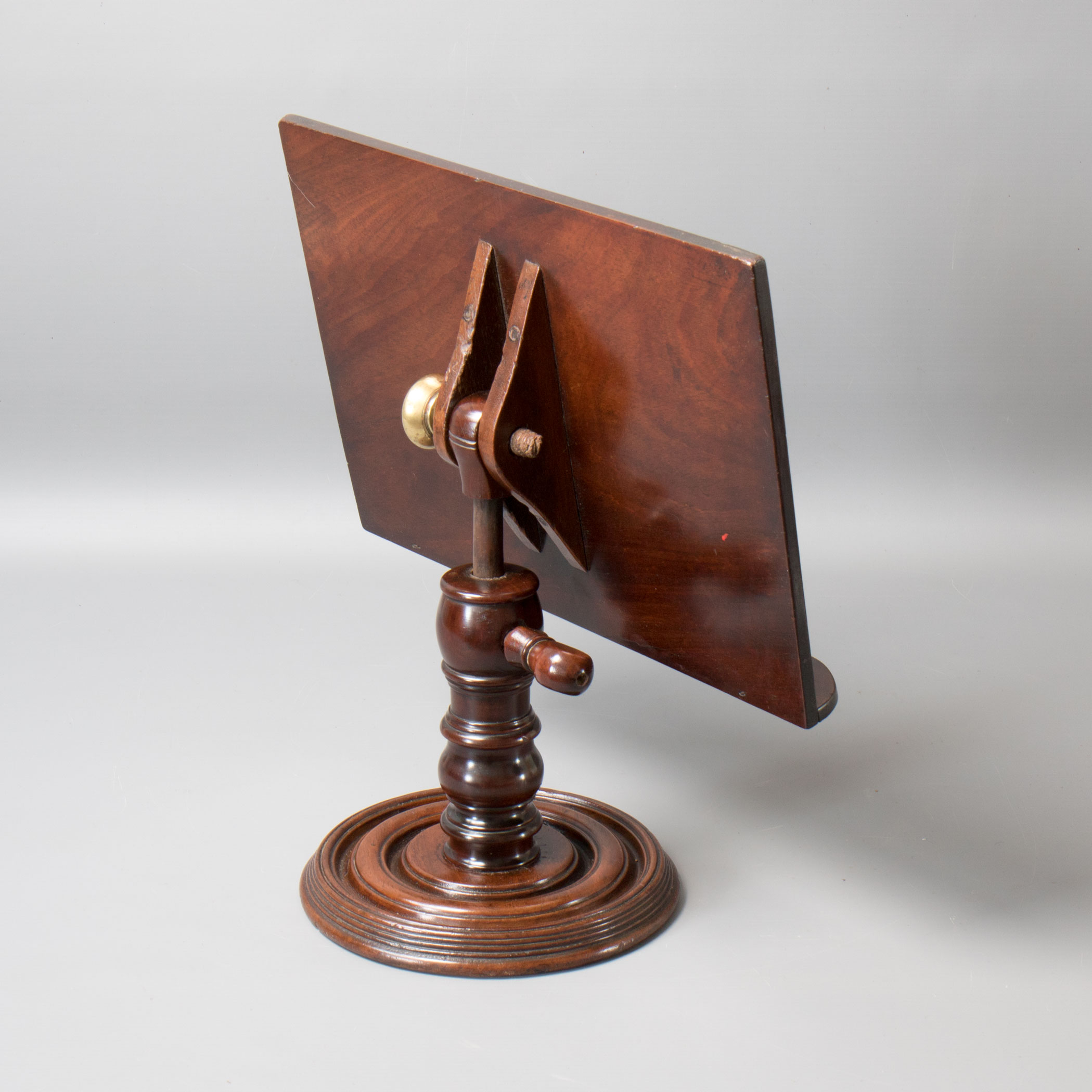 9794 A mid Victorian Mahogany Pedestal Book Rest, Reading or Music