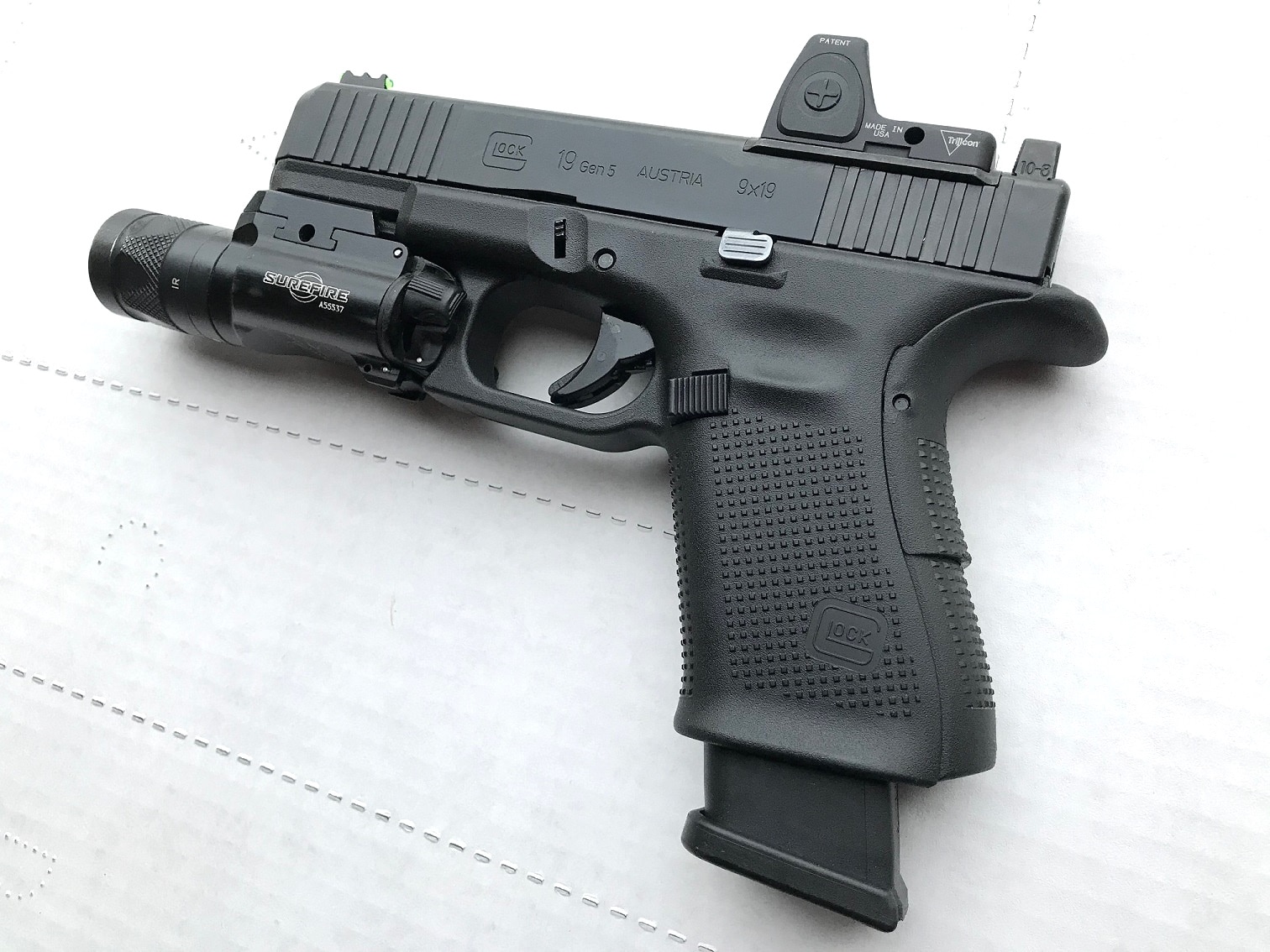 FORWARD CONTROLS DESIGN OPFG RMR GLOCK MOS OPTICS MOUNTING PLATE FOR