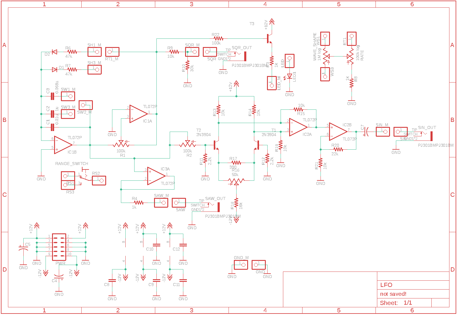 Niklas Ronnberg’s LFO – DIY Eurorack Synth Stuff