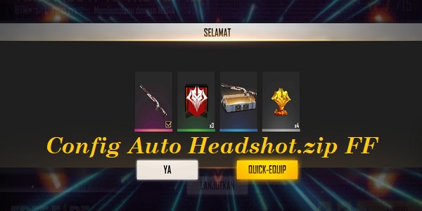 Config Auto Headshot.zip FF, Pasti Work!