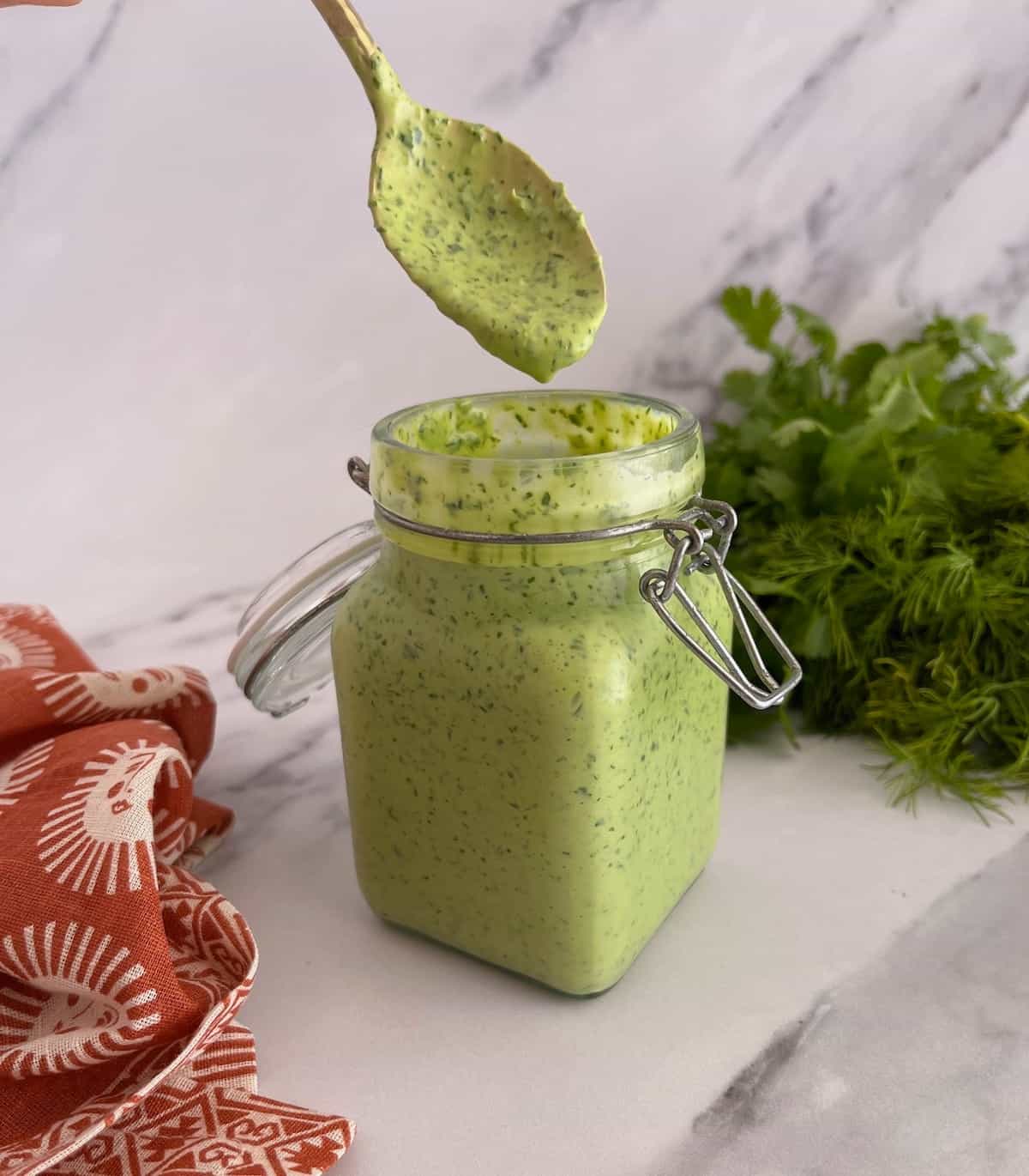 Low Acid Green Goddess Dressing Gerd Grub