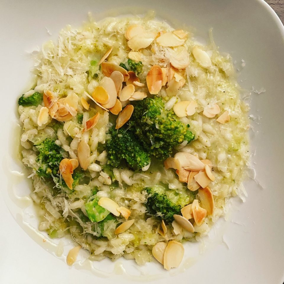 Friday Night Dinner Date Brokkoli Risotto Germanabendbrot