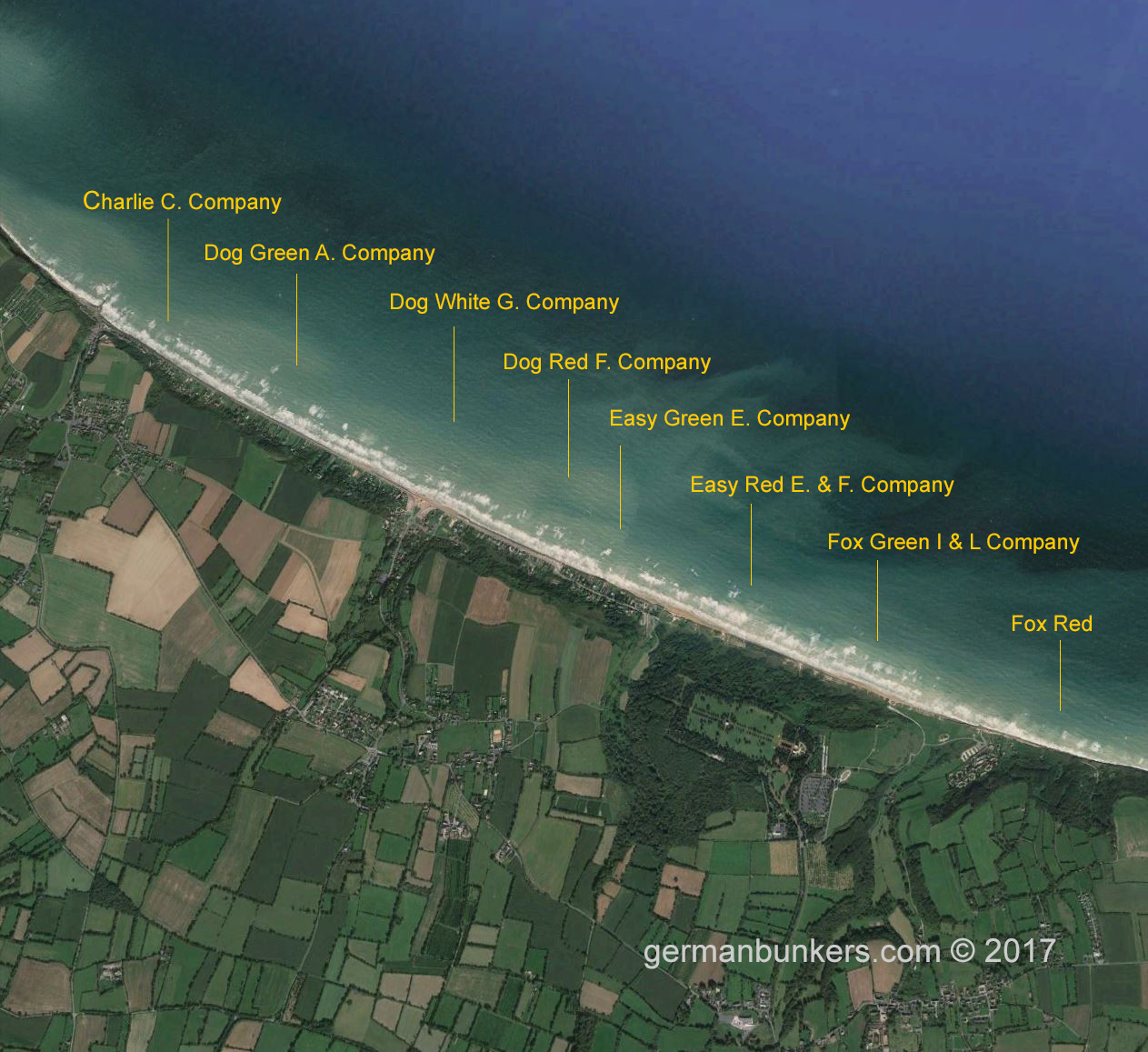 Driving to the DDay Beaches