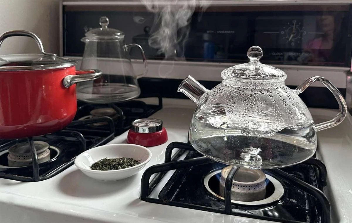 German Glass NOVA Stovetop Water Kettle German Glass NOVA Stovetop Water Kettle German Glass