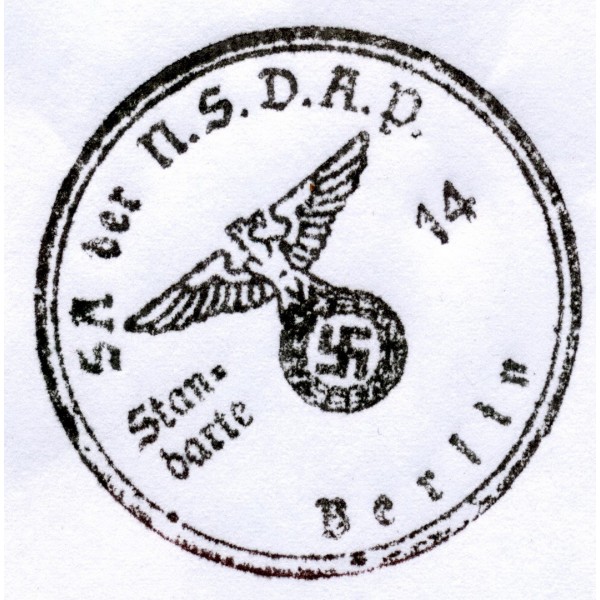 German Nazi stamp of the Third Reich Germanrings