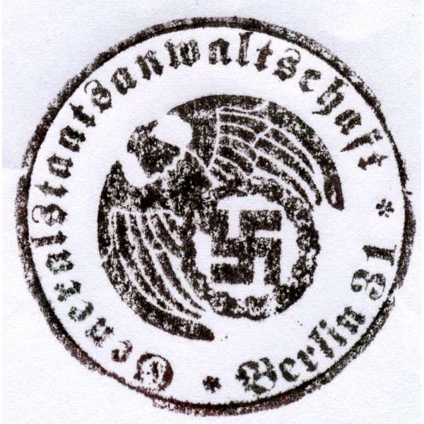 German Nazi stamp of the Third Reich Germanrings