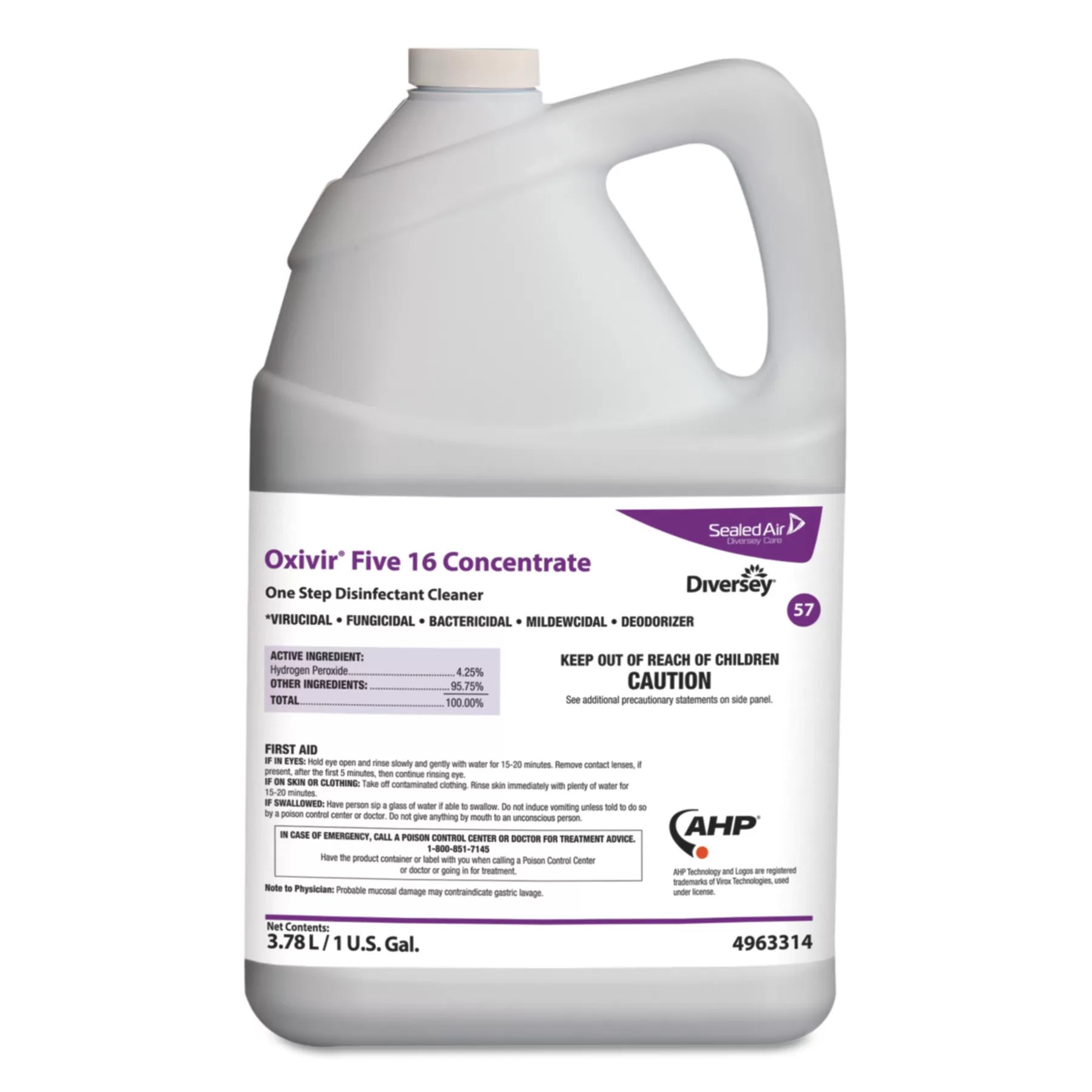 Oxivir Five 16 One-Step Disinfectant Cleaner - Germaphobix