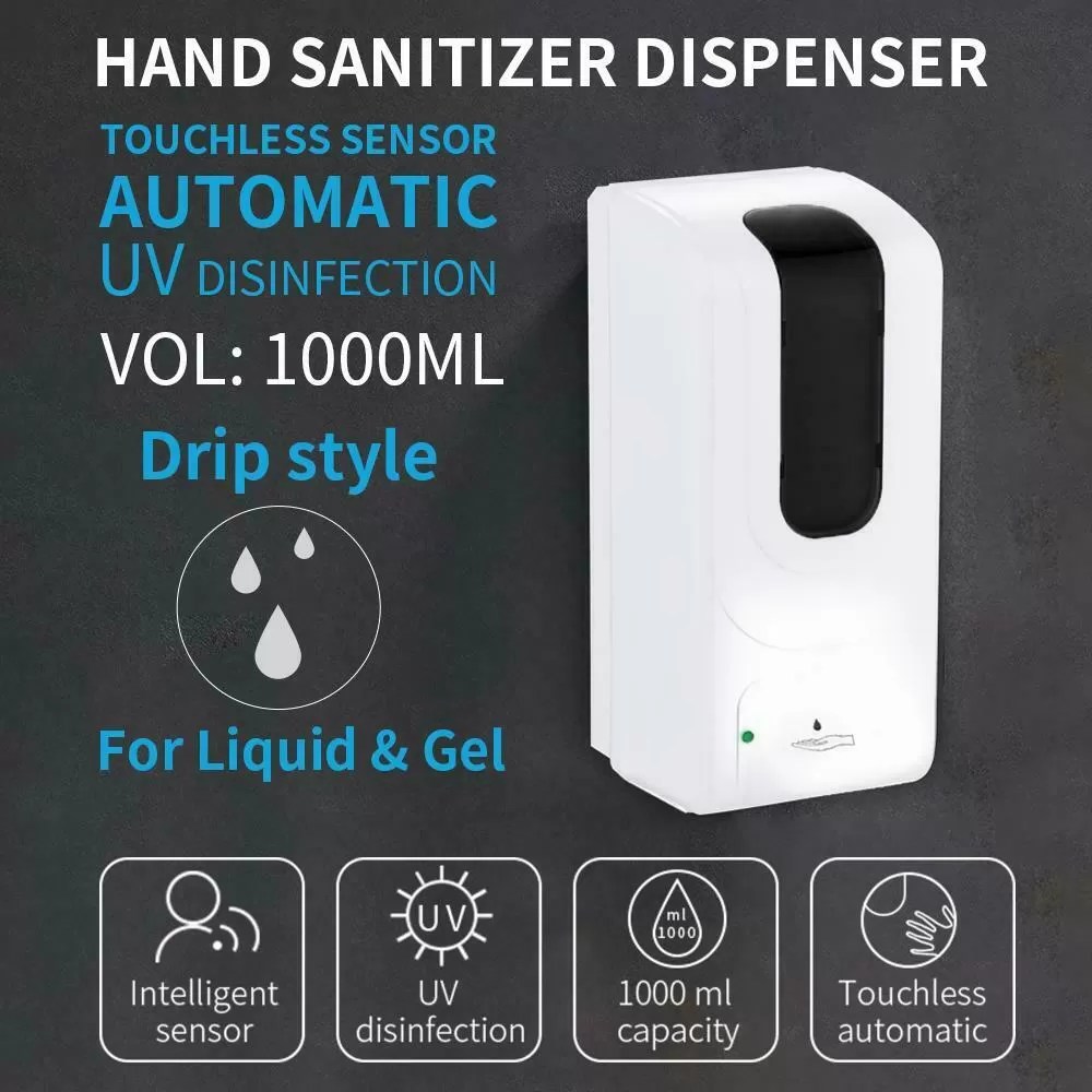 Touchless UV Hand Sanitizer & Soap Dispenser Germaphobix