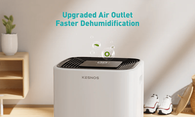 Kesnos 70 Pints Dehumidifier (5,000 Sq. Ft) - Germaphobix